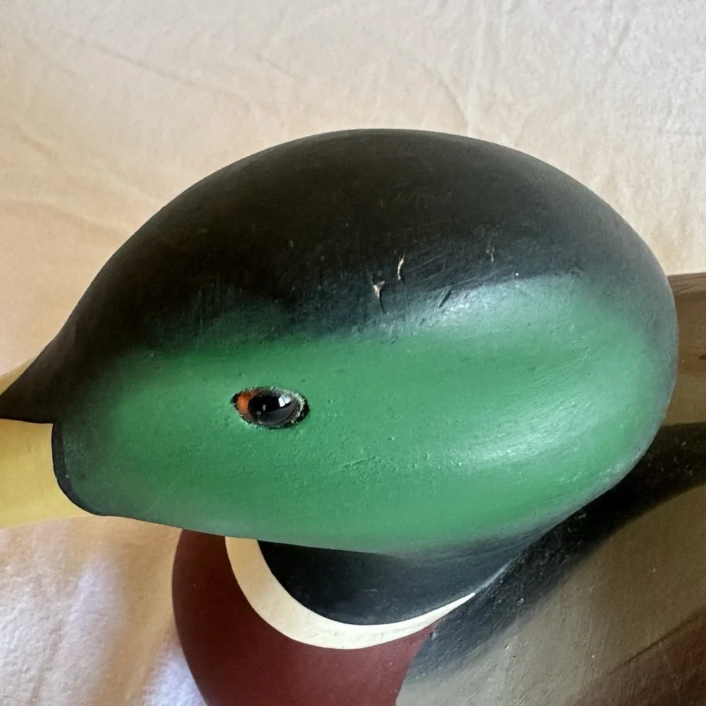 Vintage Hornick Bros Stoney Point Widgeon Duck Decoy Signed Raymond Hornick 1981
